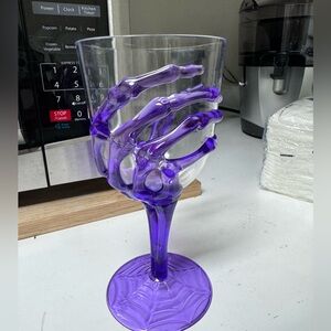 Plastic purple Halloween drink cup